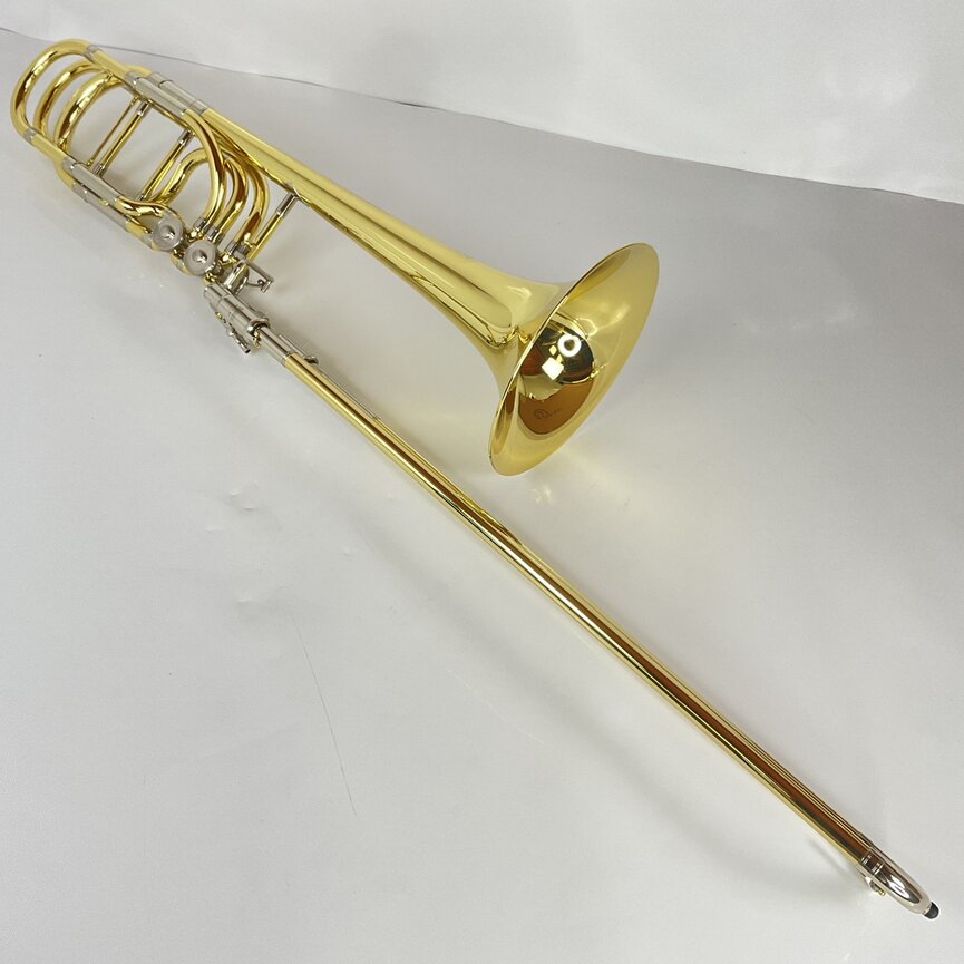 Used Yamaha YBL-830 Bb/F/Gb/D Bass Trombone (SN: 757376)