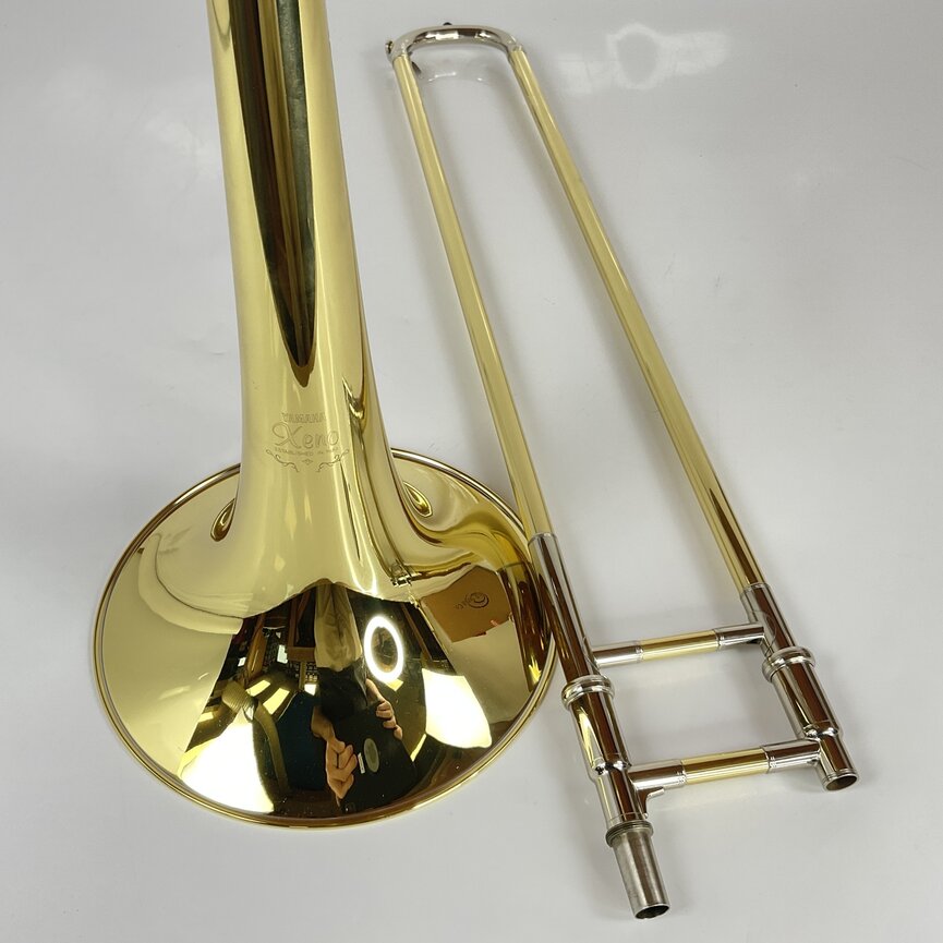 Used Yamaha YBL-830 Bb/F/Gb/D Bass Trombone (SN: 757376)