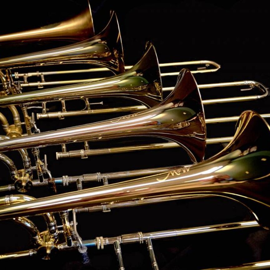 M&W 322 Bb/F Tenor Trombone with Non-Detachable Bell