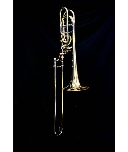 M&W 929 Large Bore Double Valve Bass Trombone Bb/F/Gb with Detachable Bell
