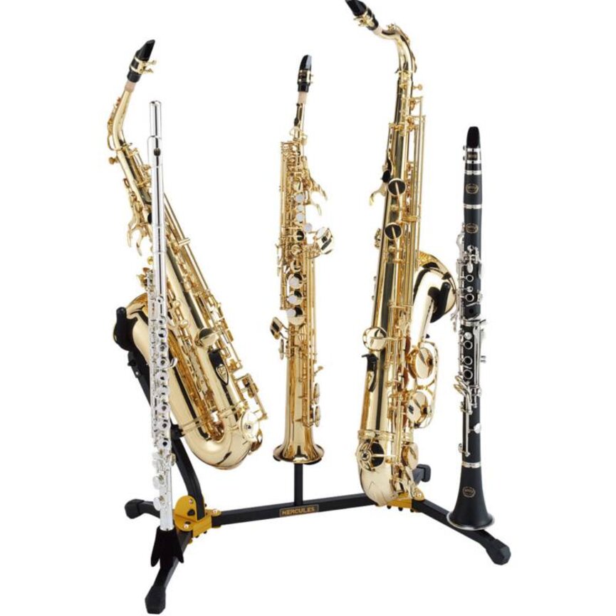Hercules Alto/Tenor, Soprano Sax and Flute/Clarinet Stand
