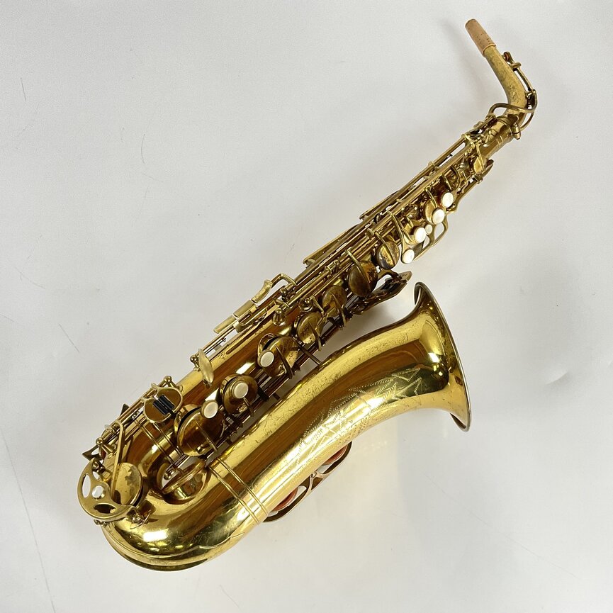 Used Getzen Elkhorn Eb Alto Saxophone (SN: 04582)