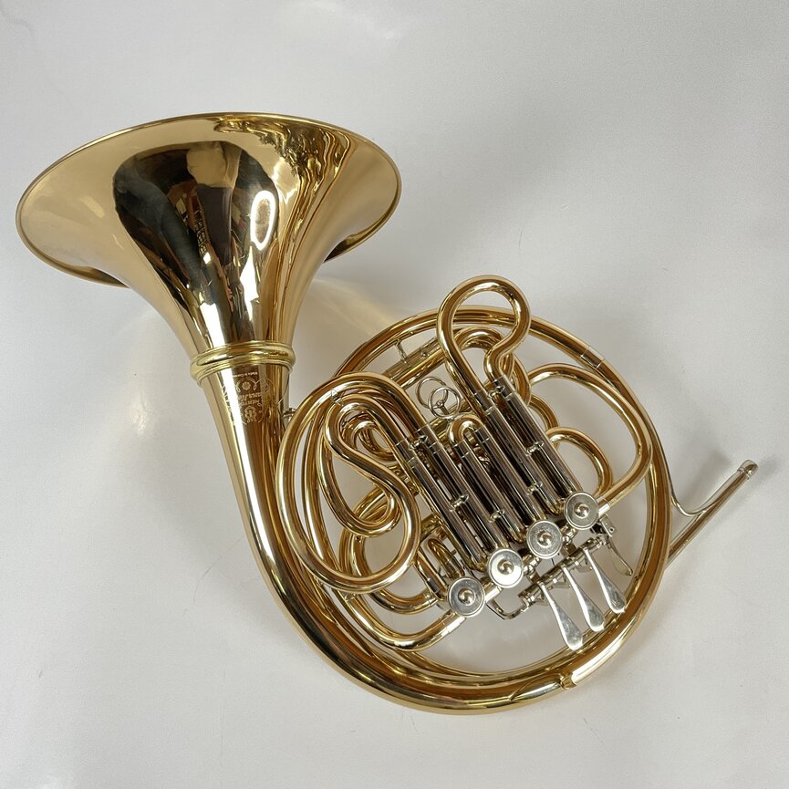 Used Hans Hoyer 802G F/Bb Double French Horn (SN:273772M)