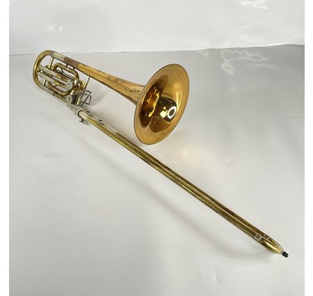 Used Bach "Corporation" 50B2GL Bb/F/Eb Dependent Bass Trombone (SN: 26870)