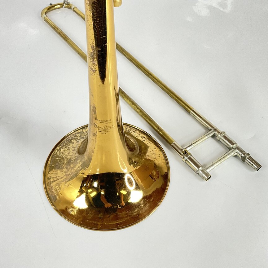 Used Bach "Corporation" 50B2GL Bb/F/Eb Dependent Bass Trombone (SN: 26870)