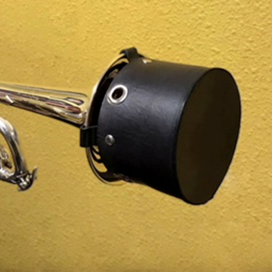 Eazy Bucket Trumpet Mute Leather