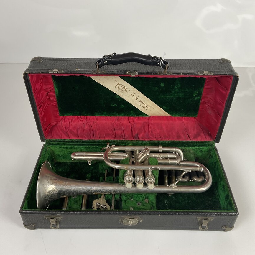 Used King Master Model Bb/A Cornet (SN: 16597)