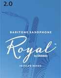 Rico Royal Baritone Saxophone Reeds, Box of 10