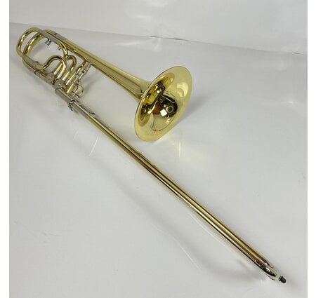 Rath R9 Bb/F/Gb/D Yellow Brass Bass Trombone with Independent Rotax Valves (SN: 931)
