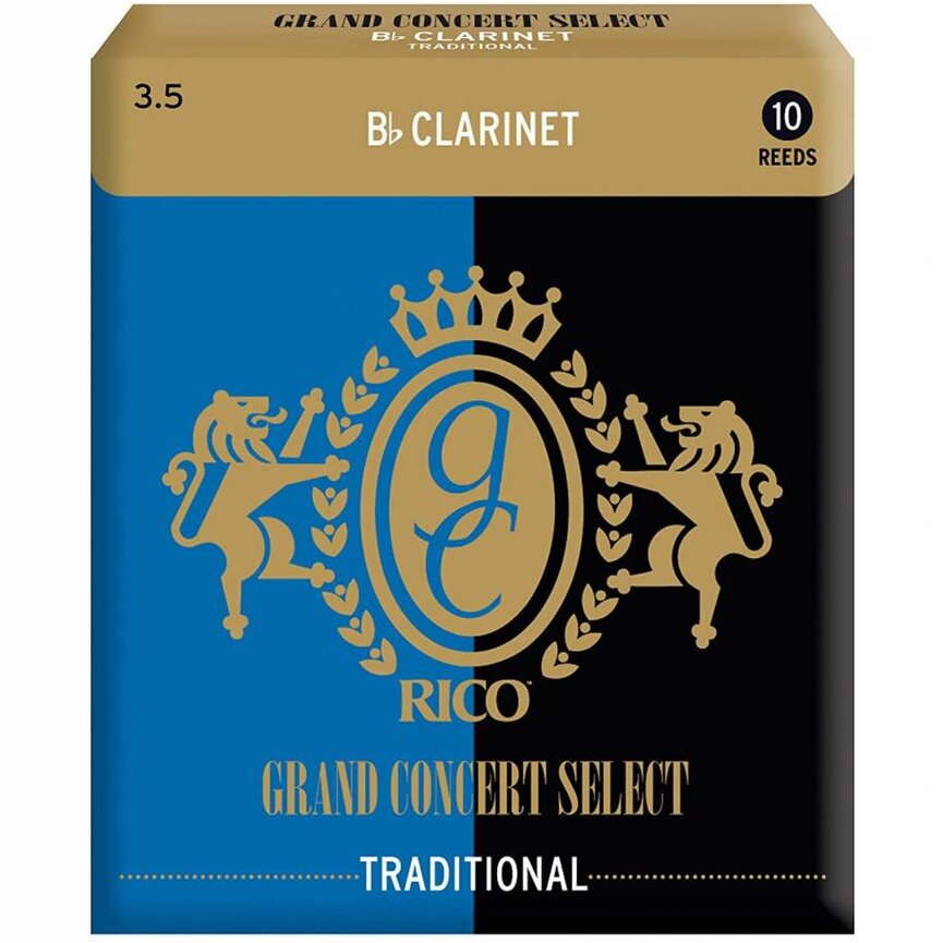 Rico Grand Concert Select Traditional for Bb Clarinet, Box of 10