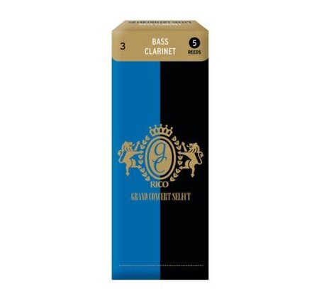 Rico Grand Concert Select for Bass Clarinet, Box of 5