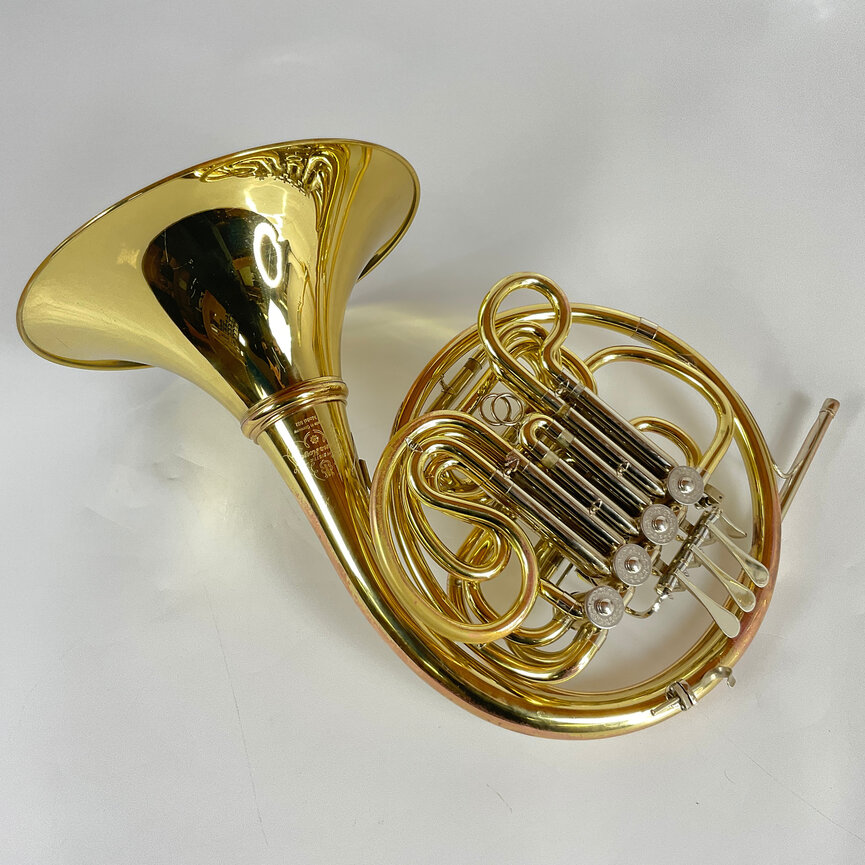 Used Hans Hoyer 802 F/Bb French Horn (SN: 310954M)