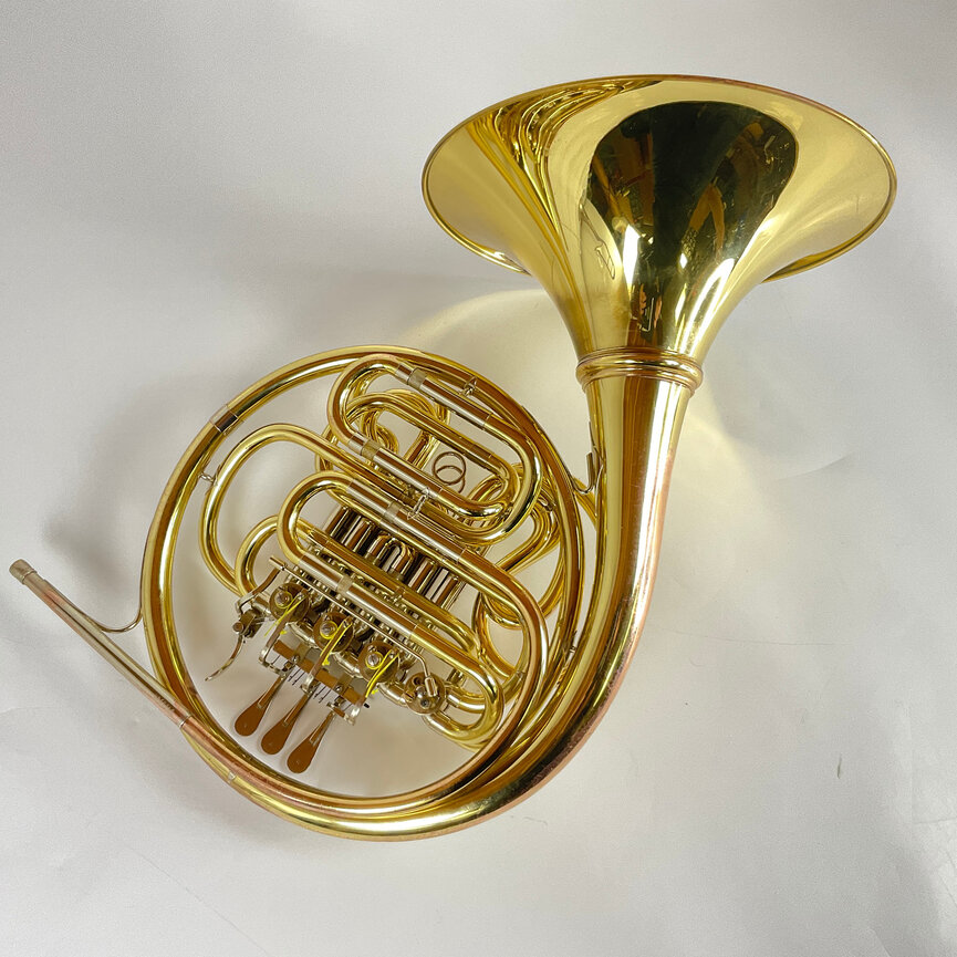 Used Hans Hoyer 802 F/Bb French Horn (SN: 310954M)