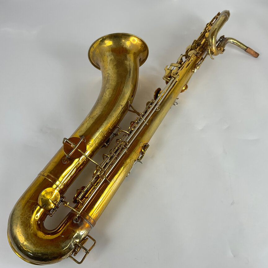 Used King Zephyr Bb Baritone Saxophone (SN: 345301)
