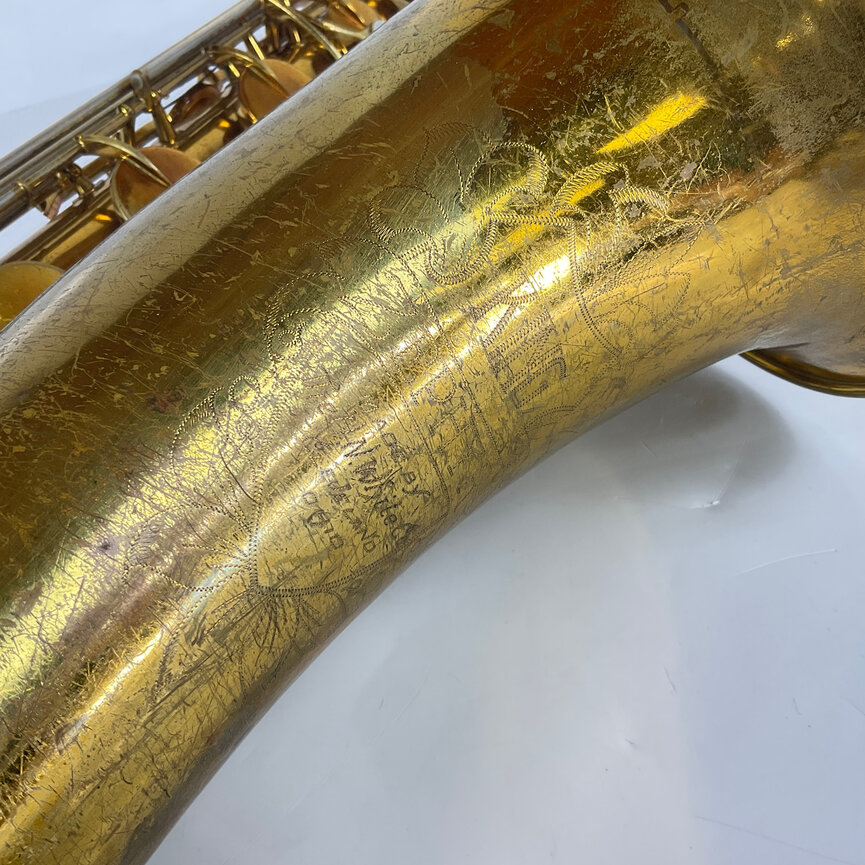 Used King Zephyr Bb Baritone Saxophone (SN: 345301)
