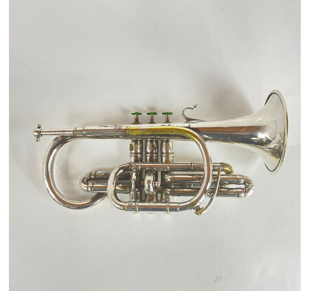 Used French Besson Brevetee Bb Cornet (SN: 13862)