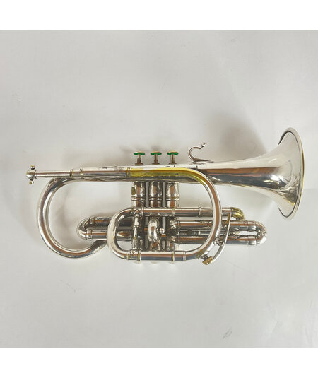 Used French Besson Brevetee Bb Cornet (SN: 13862)