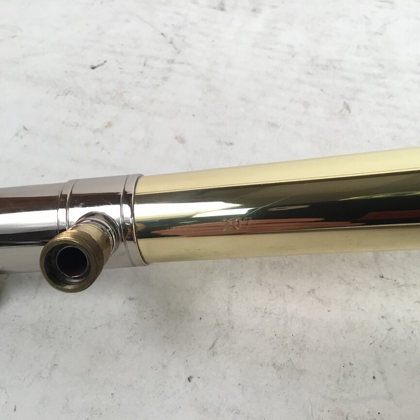 Used Edwards 207 Yellow Brass Tenor Trombone Bell Flare [498]