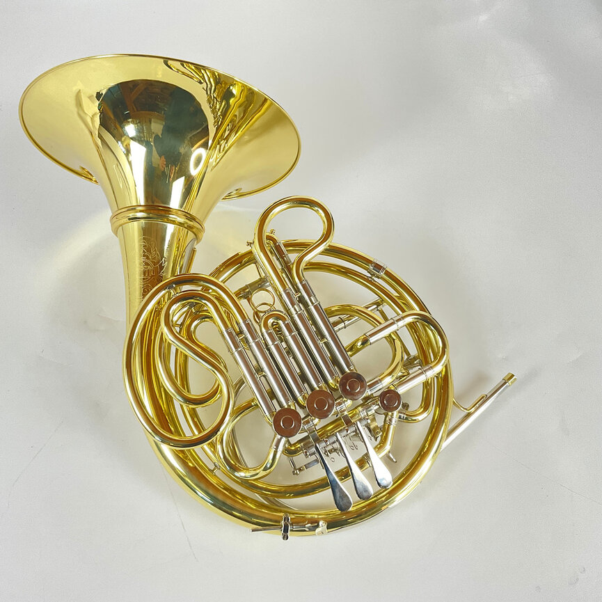 Demo Dillon Double French Horn, Cut Bell (SN: 38111)