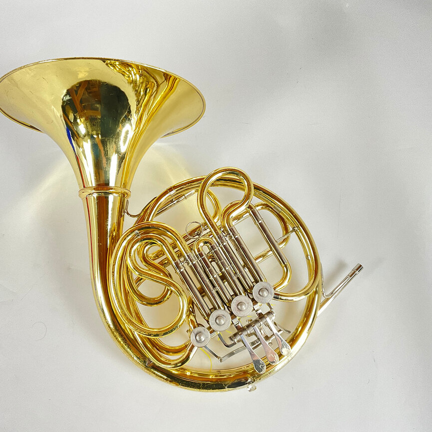 Used  Yamaha 567D F/Bb Double French Horn (SN: 001666)