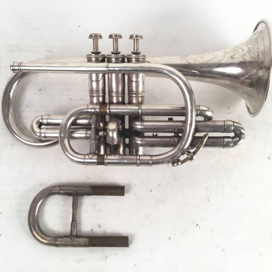 Used Standard Band Instrument Company Bb Cornet (SN: 2074)