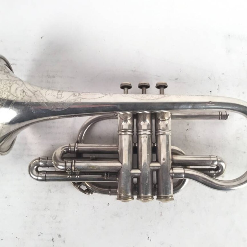 Used Standard Band Instrument Company Bb Cornet (SN: 2074)