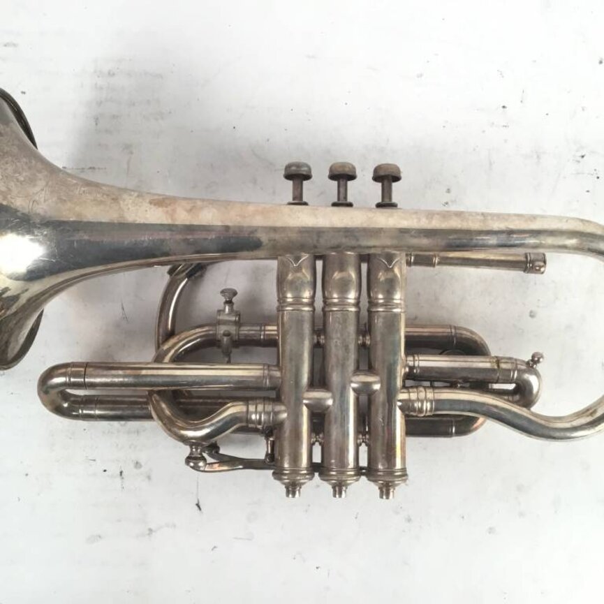 Used York Monarch Bb Cornet (SN: 7333)