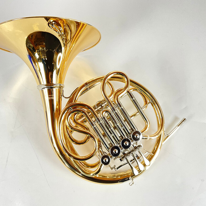 Used Yamaha 567GDB F/Bb Double French Horn (SN: 008305)