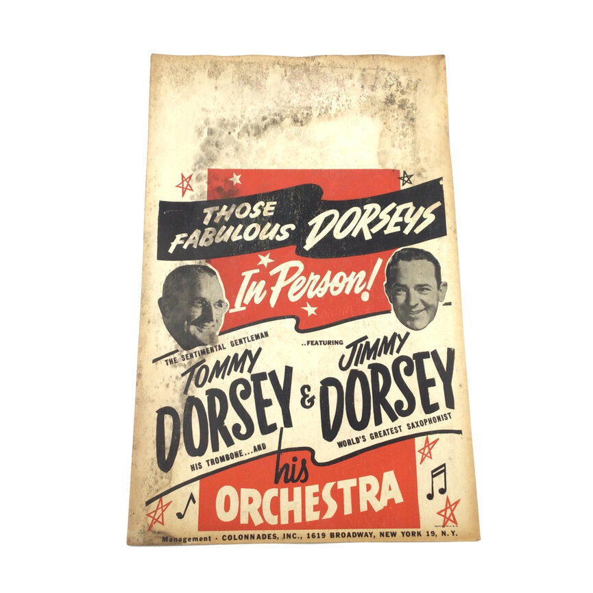 Art Lot 1: Lot Of Six Original Big Band Posters [AB]