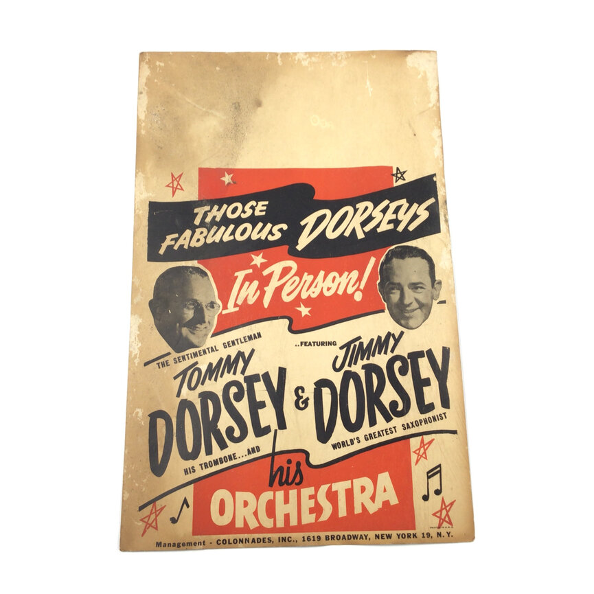Art Lot 1: Lot Of Six Original Big Band Posters [AB]