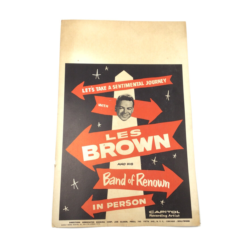 Art Lot 1: Lot Of Six Original Big Band Posters [AB]