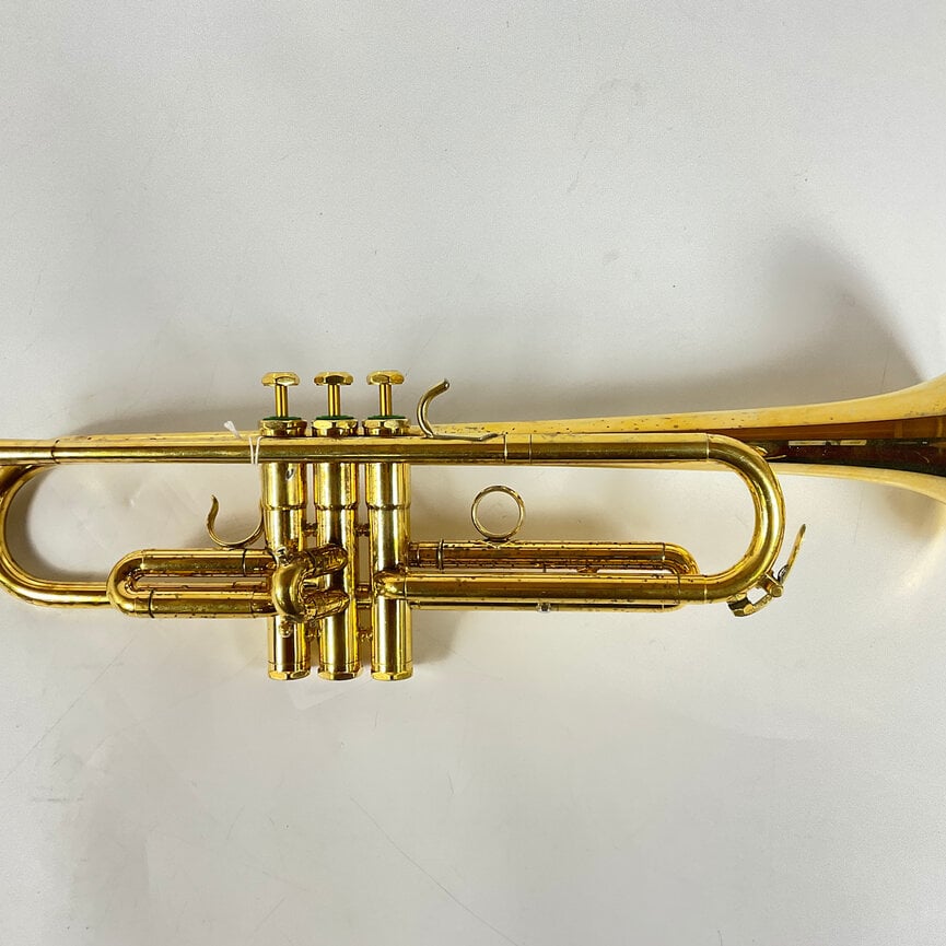 Used Schilke B1 Bb Trumpet, Gold Plate (SN: 34775)