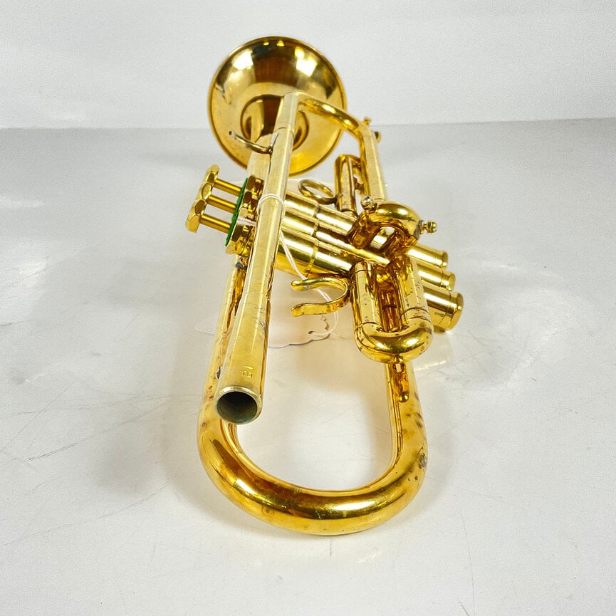 Used Schilke B1 Bb Trumpet, Gold Plate (SN: 34775)