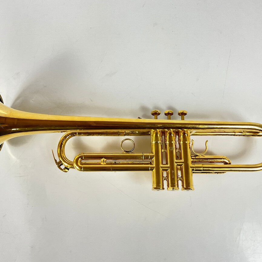 Used Schilke B1 Bb Trumpet, Gold Plate (SN: 34775)