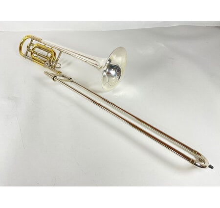 Used Bach LT42B Bb/F Tenor Trombone, Sterling Silver Plus Bell (SN: 218206)