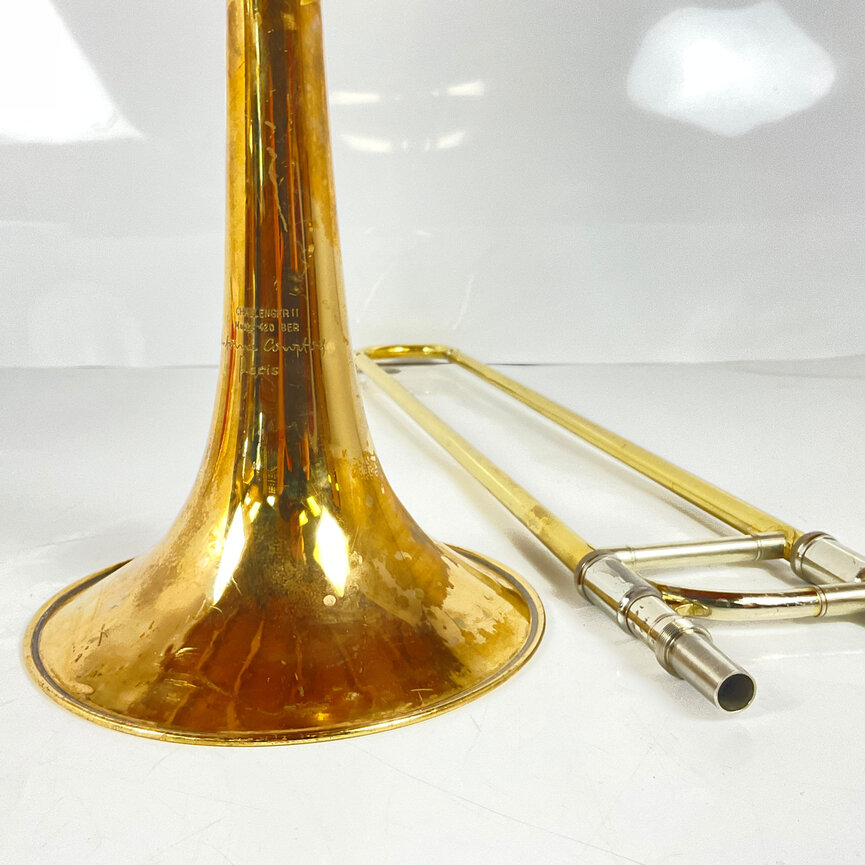 Used Courtois 420 Challenger II Bb/F Tenor Trombone (SN:  34770)