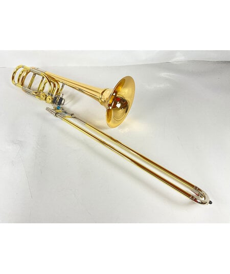 Used Yamaha YBL-835GD Bb/ F/Gb/D Bass Trombone (SN: 912467)