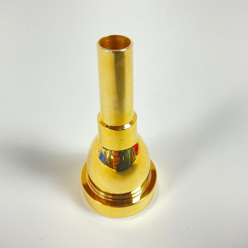 Used Griego 2 Deco Large Shank Trombone, Gold Plate [39821]