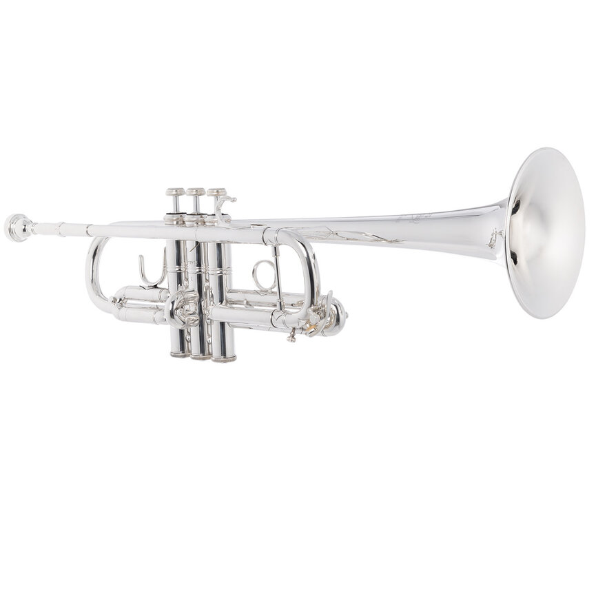 Bach Stradivarius Trumpet in C, Silver Plate C190SL229