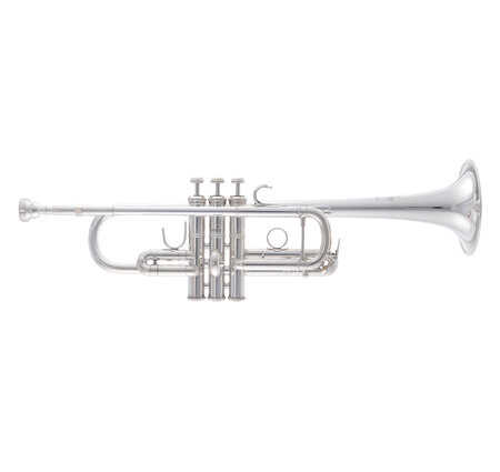 Bach C190SL229C Stradivarius Trumpet in C, Silver Plate