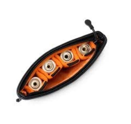 ProTec A215 4-Piece Slim Leatherette Trumpet Mouthpiece Pouch, Black