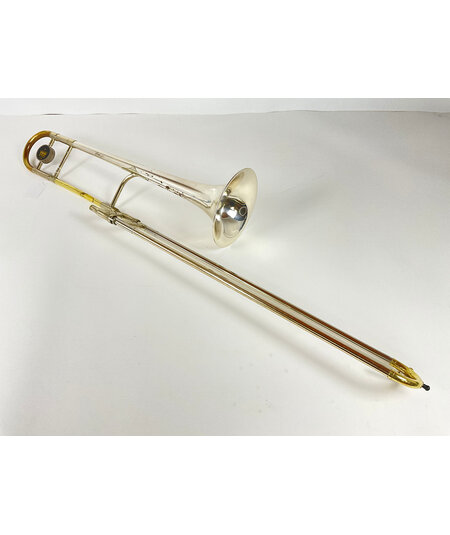 Used King 2102 (2B) Sterling Silver Bell Bb Tenor Trombone (SN: 259071)