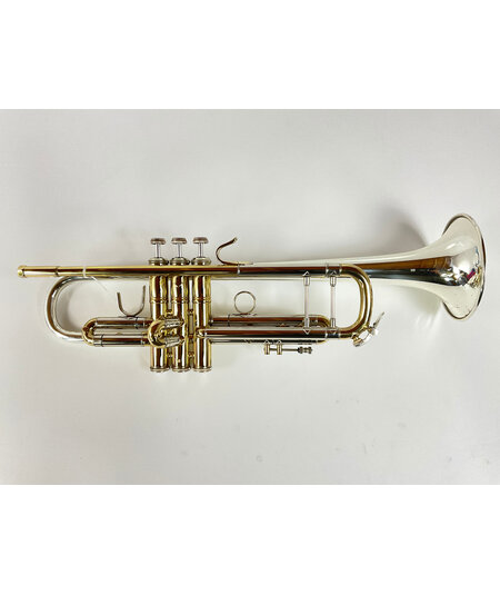 Used Bach 37 Bb Trumpet, Sterling Silver Plus Bell (SN: 462478)