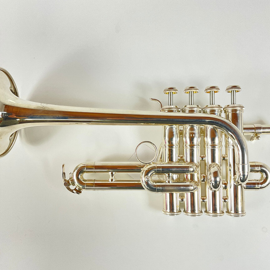 Used Yamaha YTR-9835 Bb/A Piccolo Trumpet (SN: 558647)