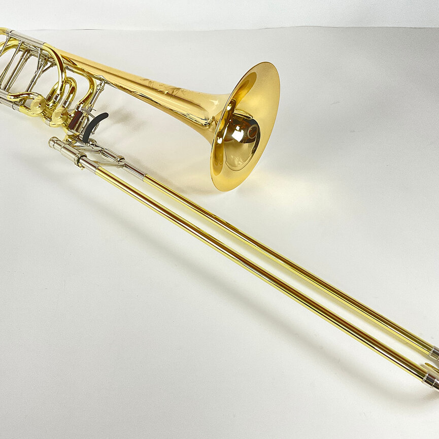 Demo S.E. Shires Q Series TBQ36GRX Bb/F/Gb/D Bass Trombone (SN: Q19001)