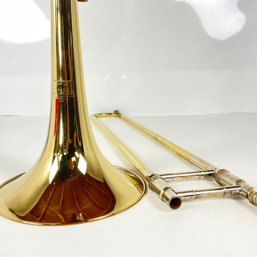 Used Bach 42BO Bb/F Tenor Trombone (SN: 74969)