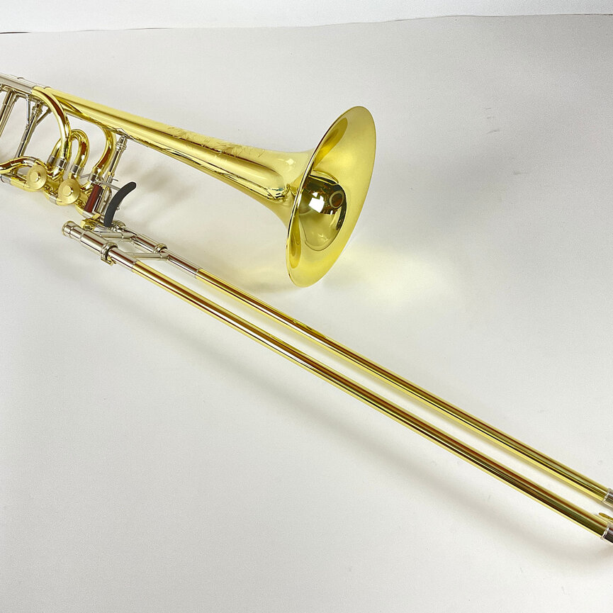 Demo S.E. Shires Q Series TBQ36YRX Bb/F/Gb/D Bass Trombone (SN: Q19084)
