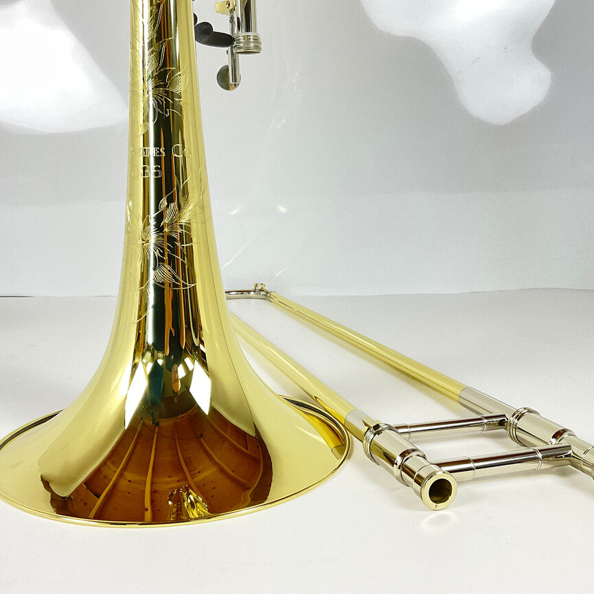 Demo S.E. Shires Q Series TBQ36YRX Bb/F/Gb/D Bass Trombone (SN: Q19084)