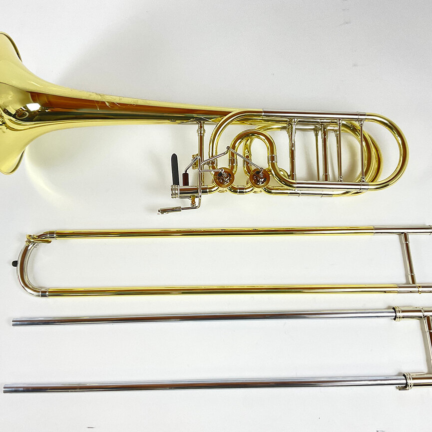 Demo S.E. Shires Q Series TBQ36YRX Bb/F/Gb/D Bass Trombone (SN: Q19084)