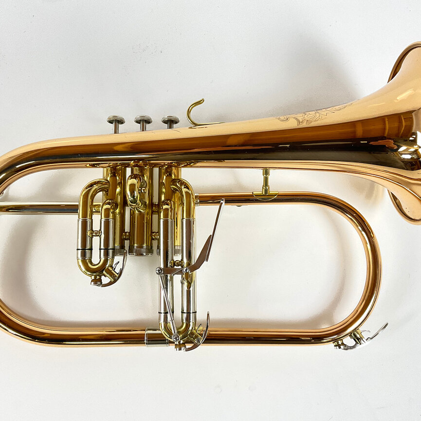 Used Dillon Flugelhorn Rose Brass (SN: 0112905)